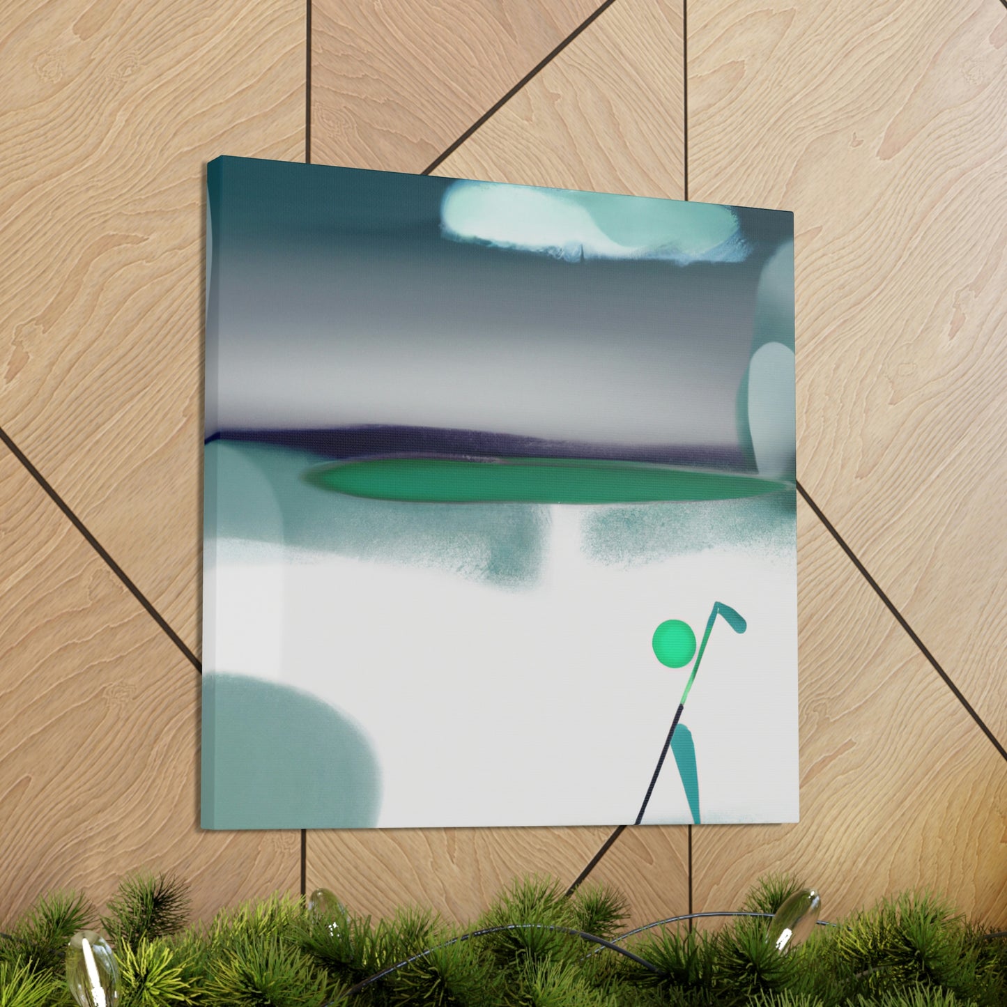 Golf in Abstract Form - Canvas