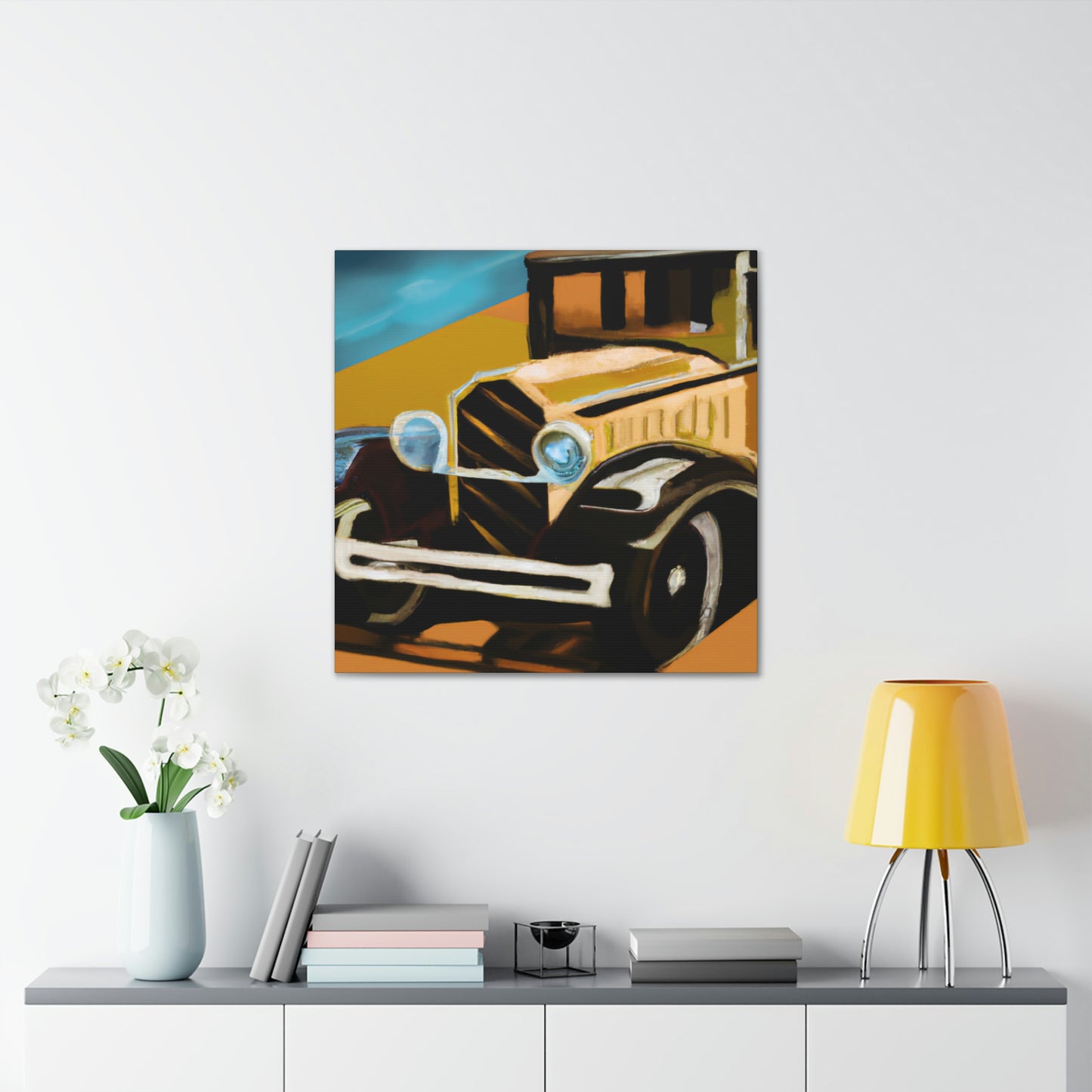 "Automobiles of the 20s" - Canvas