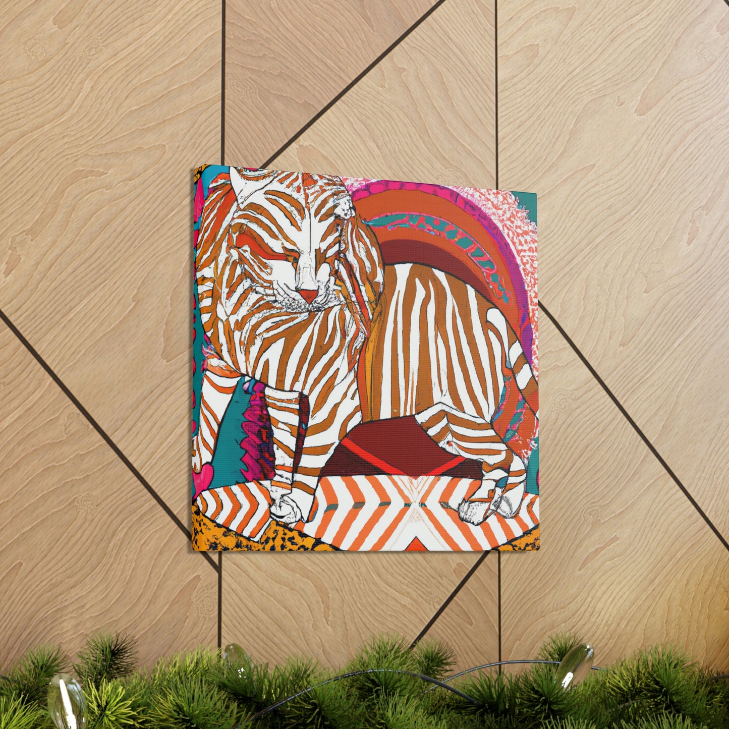 Tiger in the Jazz Age - Canvas