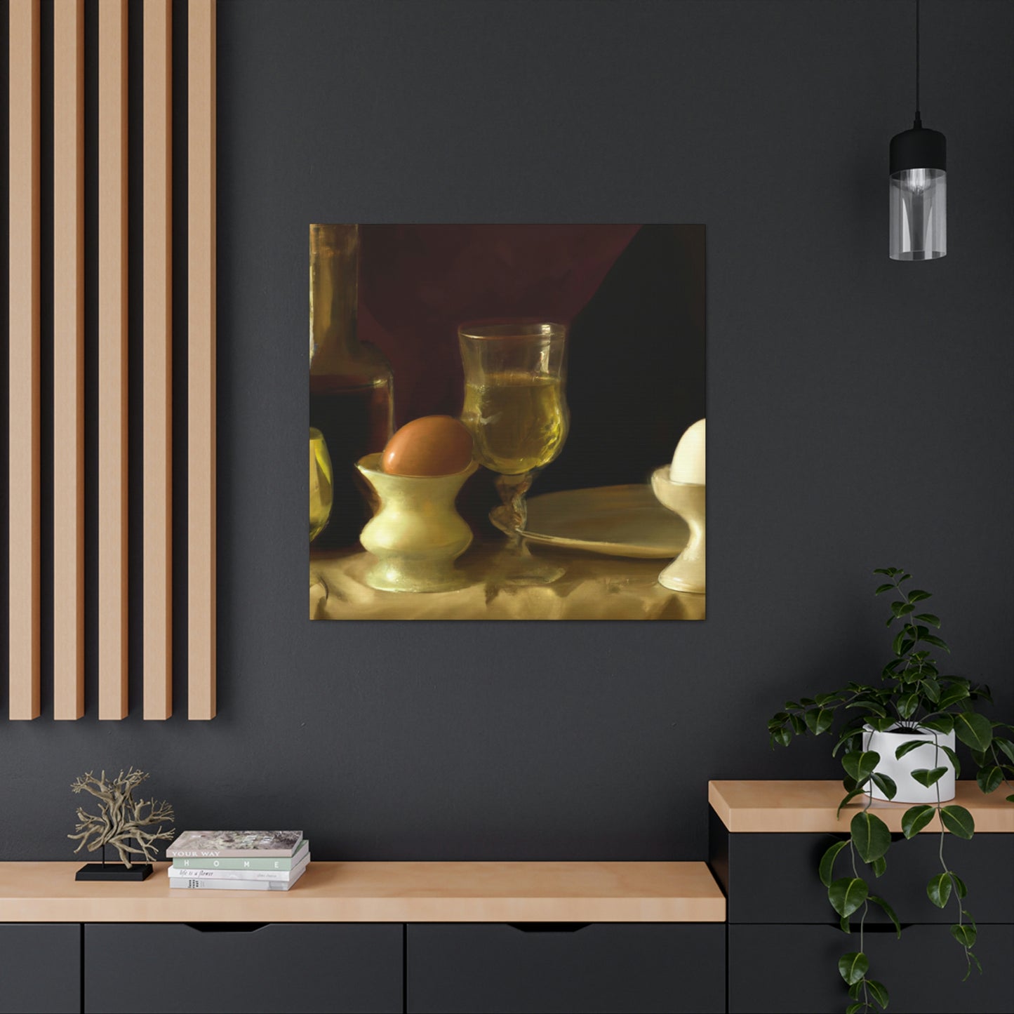 Still Life with Eggs - Canvas