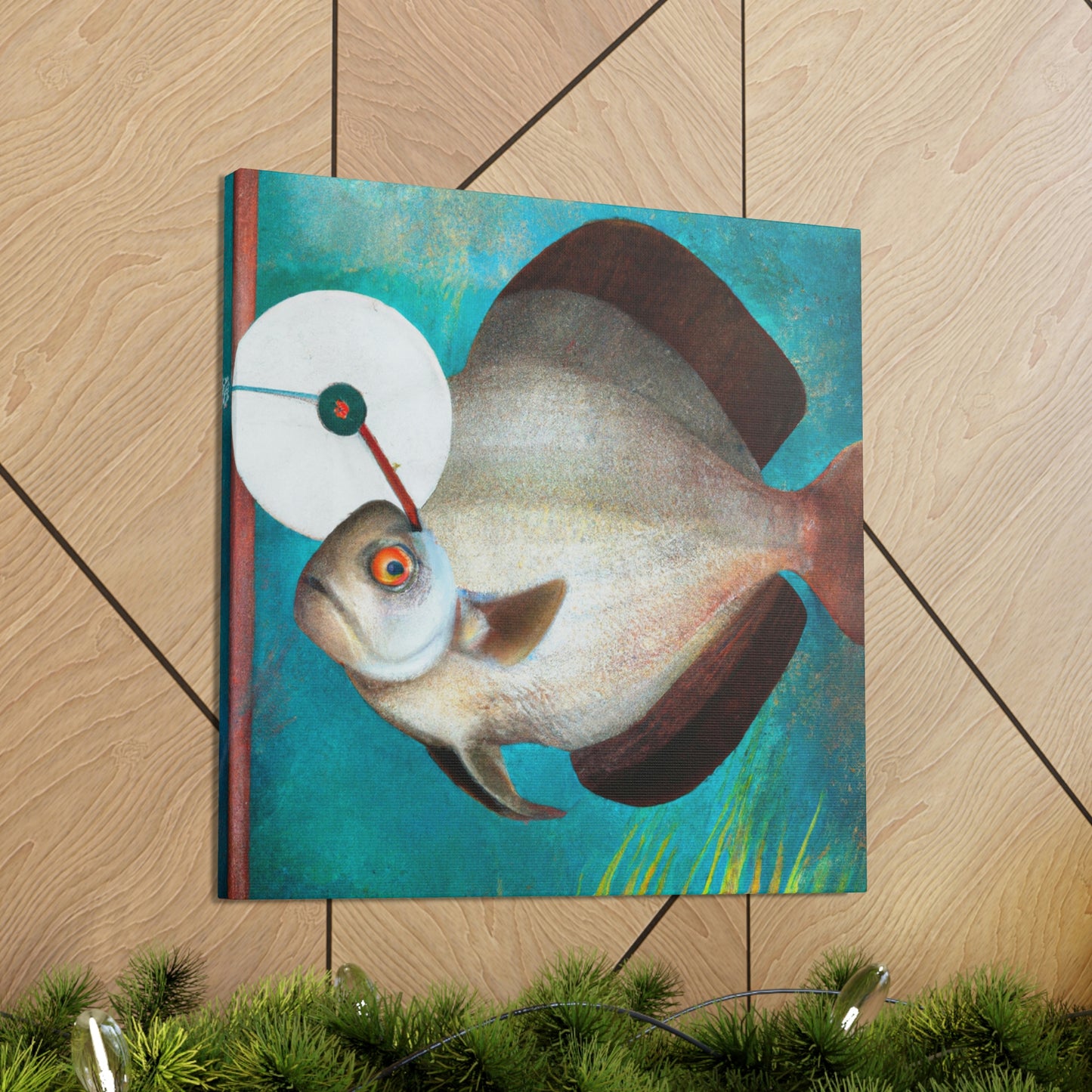 Discus in the Clouds - Canvas