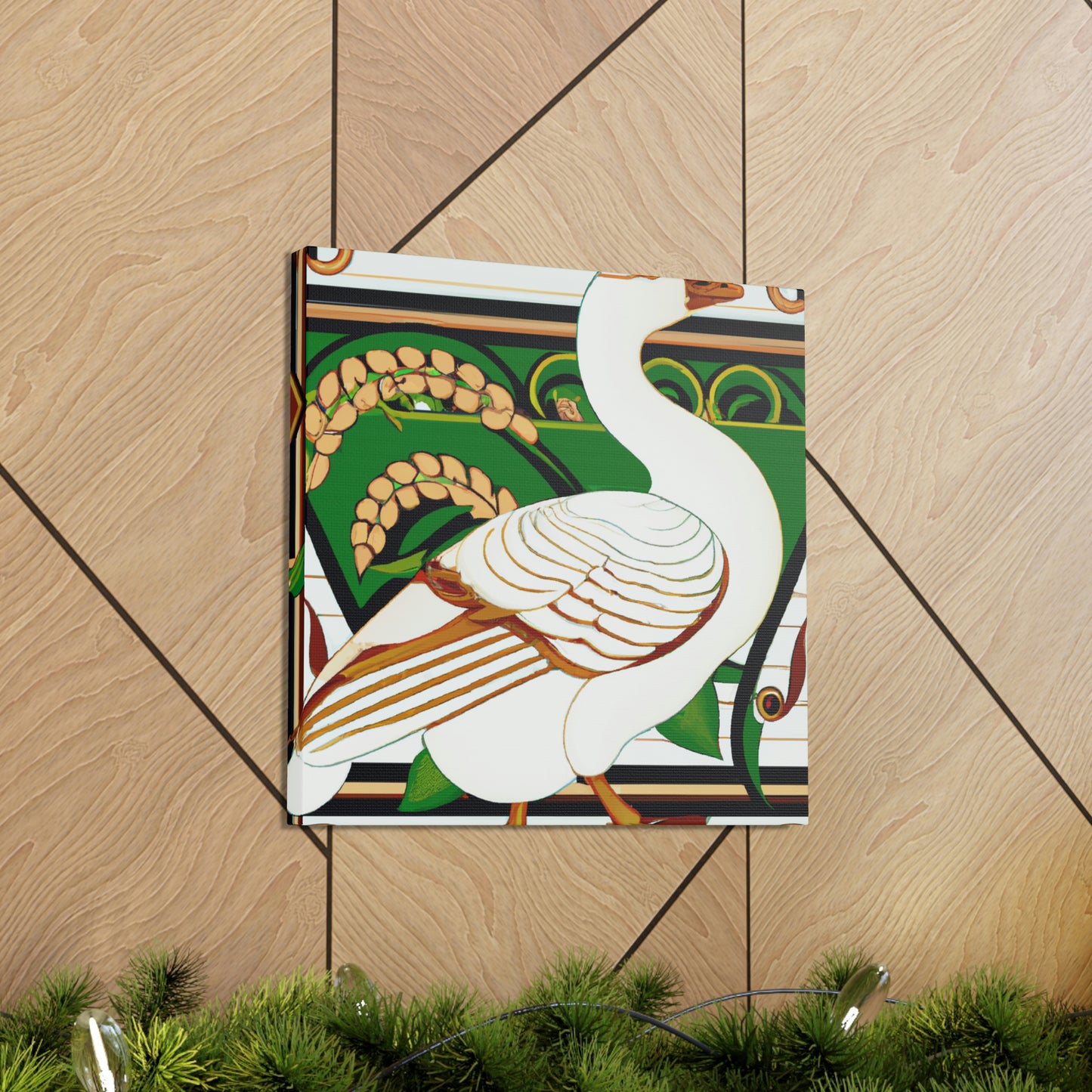 "Goose of Art Nouveau" - Canvas