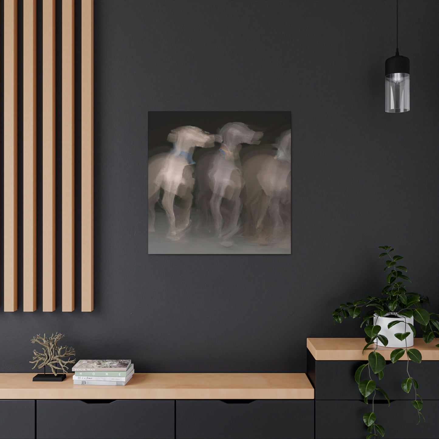 "The Weimaraner Majesty" - Canvas