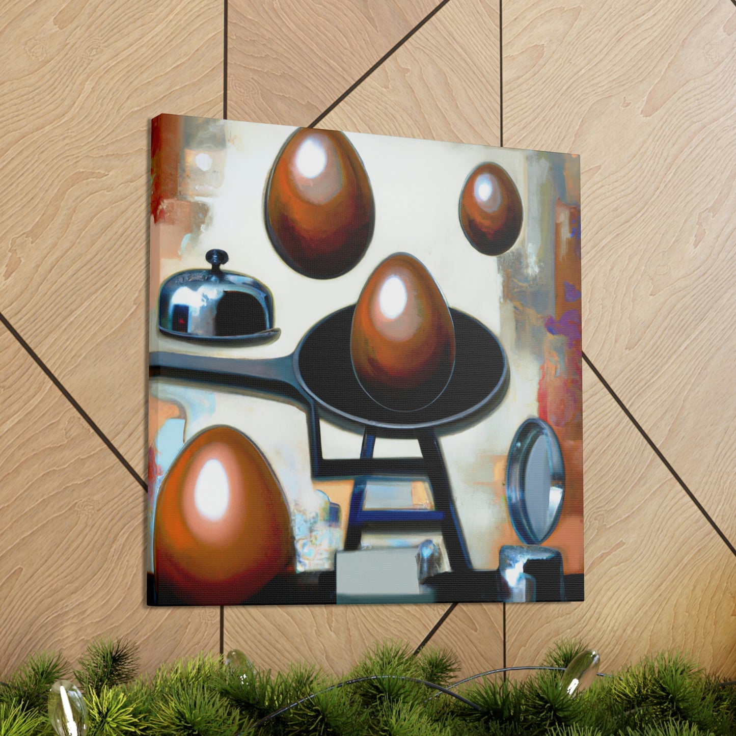 Eggs in Abstraction - Canvas