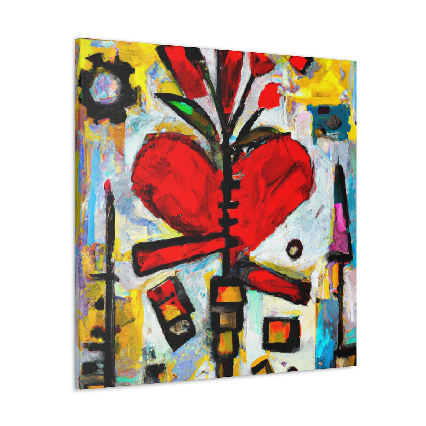 Love Bouquet Embrace - Canvas