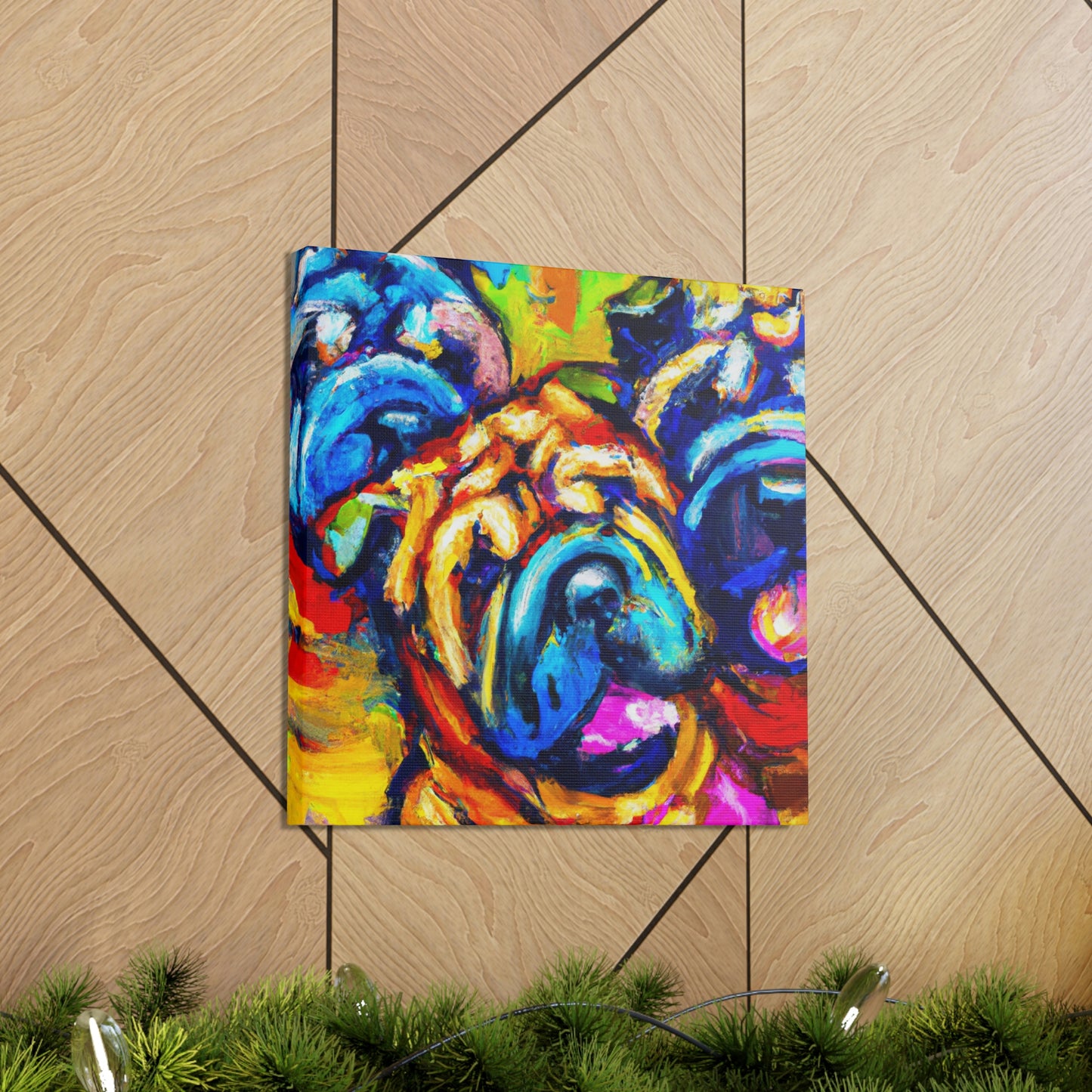 Shar Pei Dreamscape - Canvas