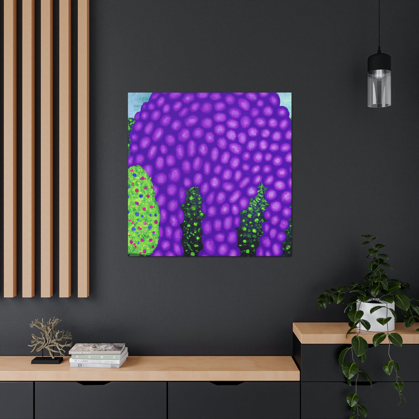 "Wisteria in Abstraction" - Canvas