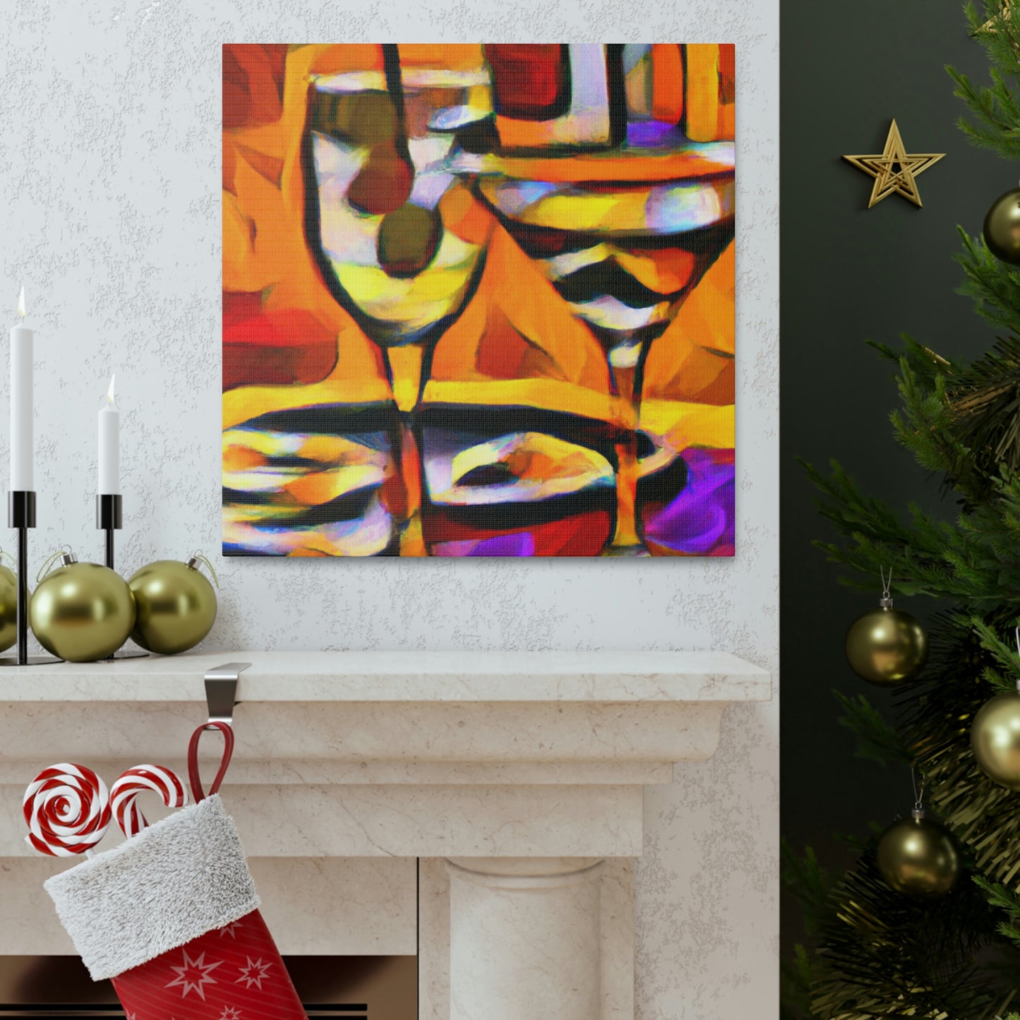 Boozy Brushstrokes - Canvas