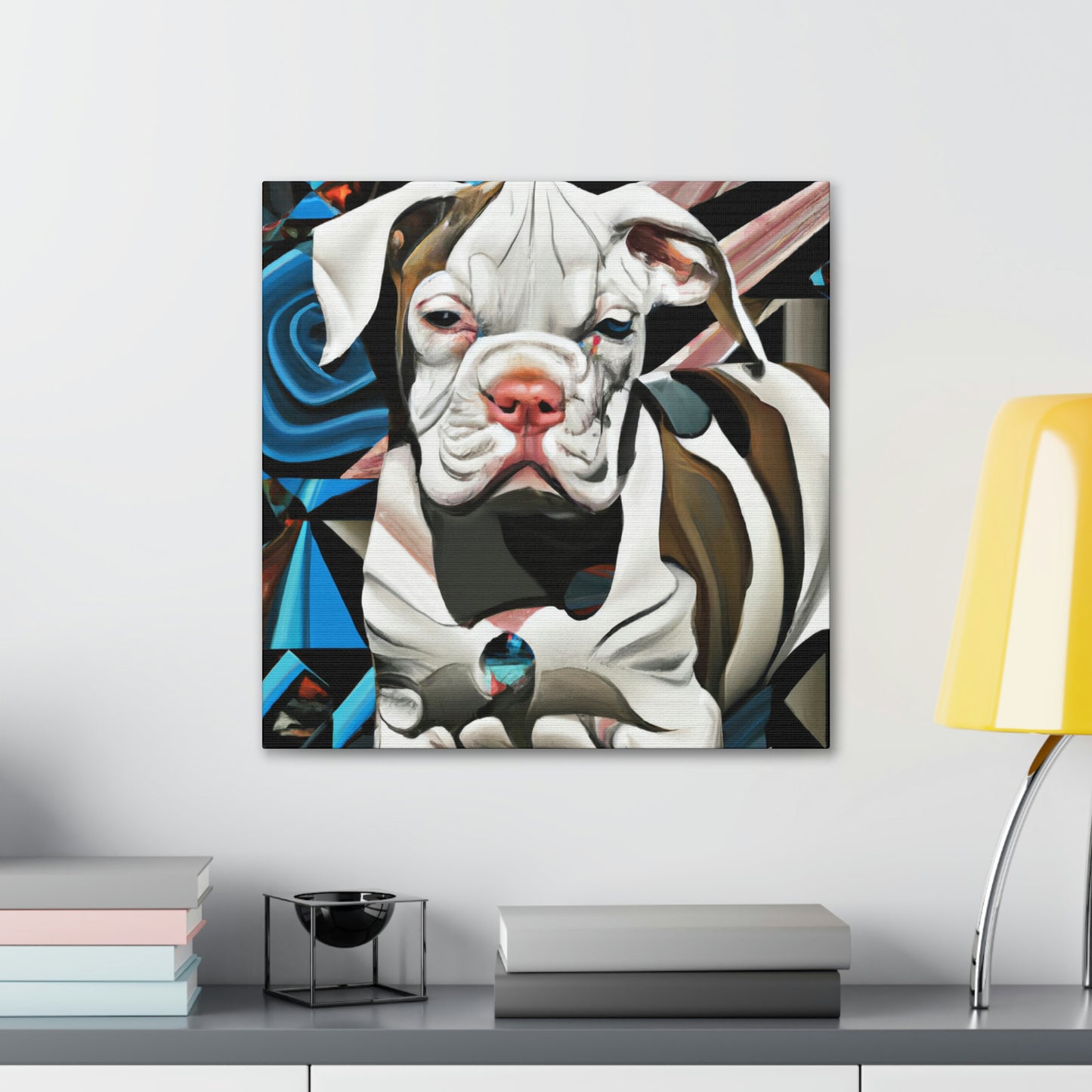 American Bulldog Dreamscape - Canvas