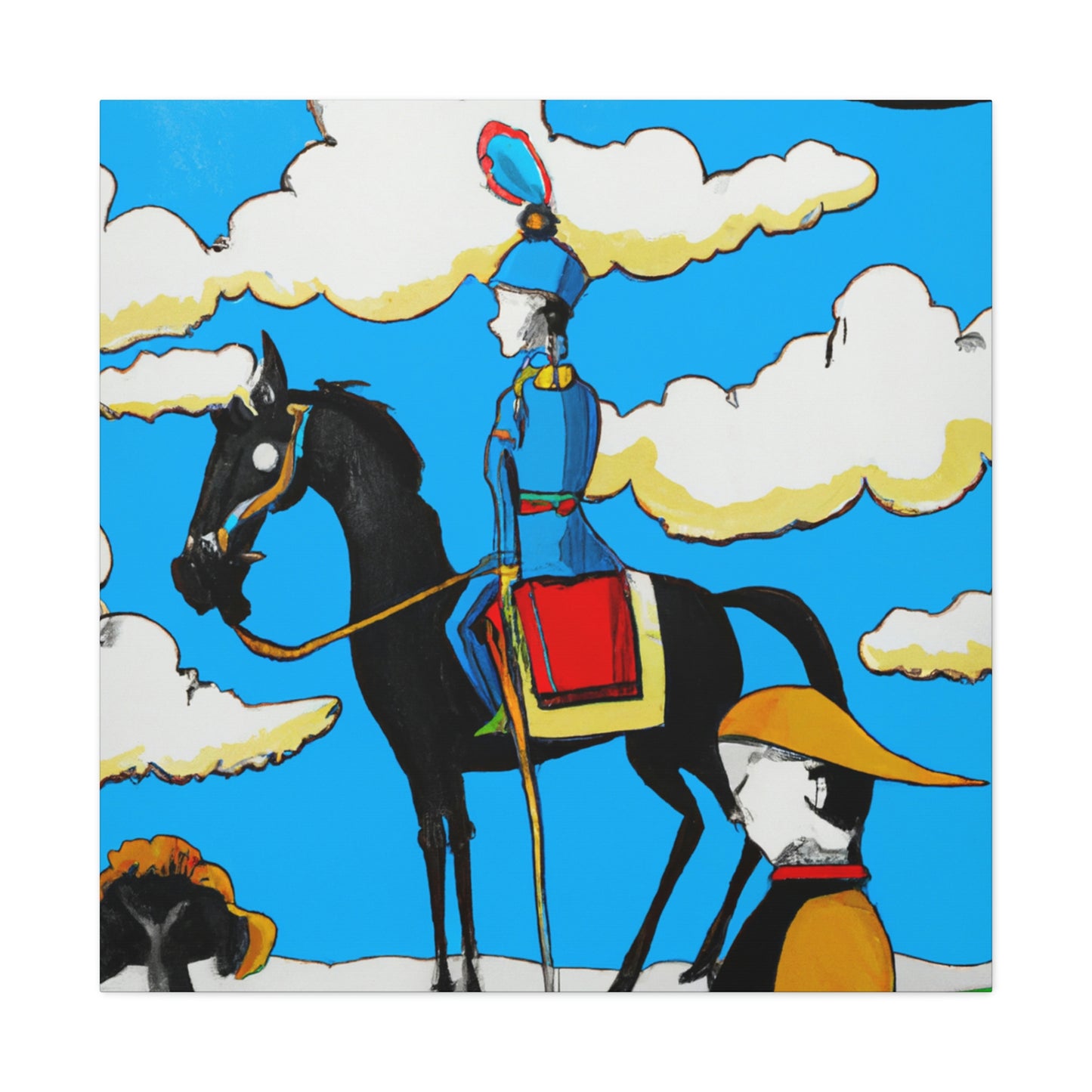 Cavalryman's Surreal Dream - Canvas