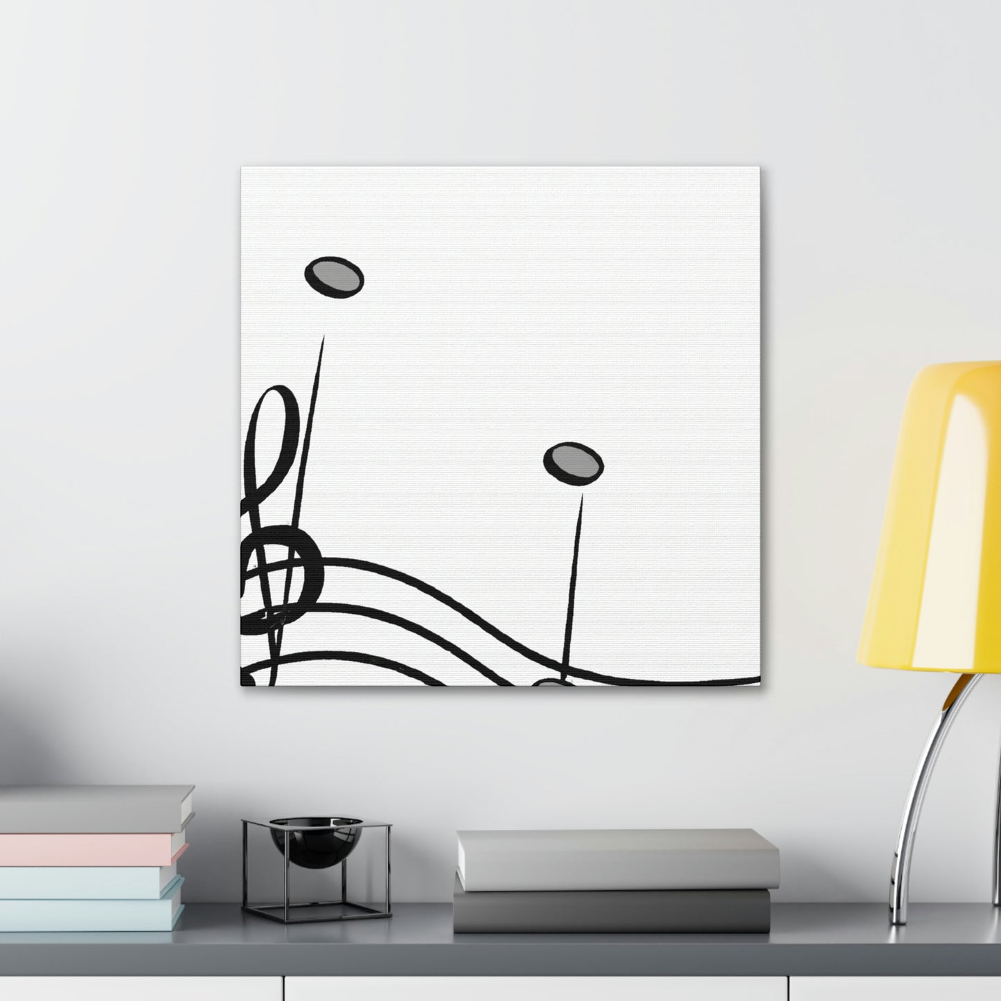 "Music of Minimalism" - Canvas