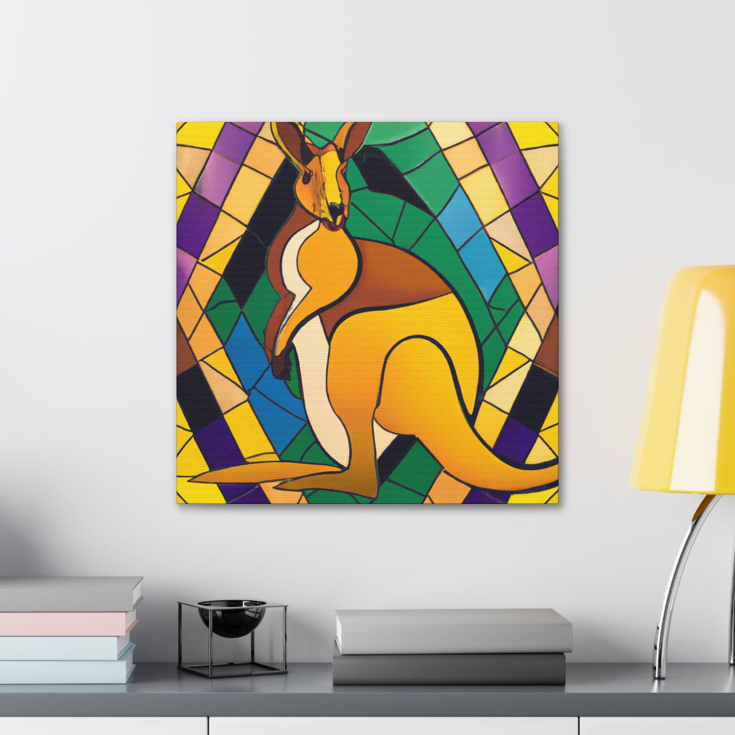 "Wallaby in Regalia" - Canvas