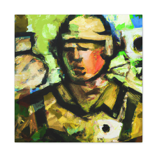 Engineer with Fauvism - Canvas