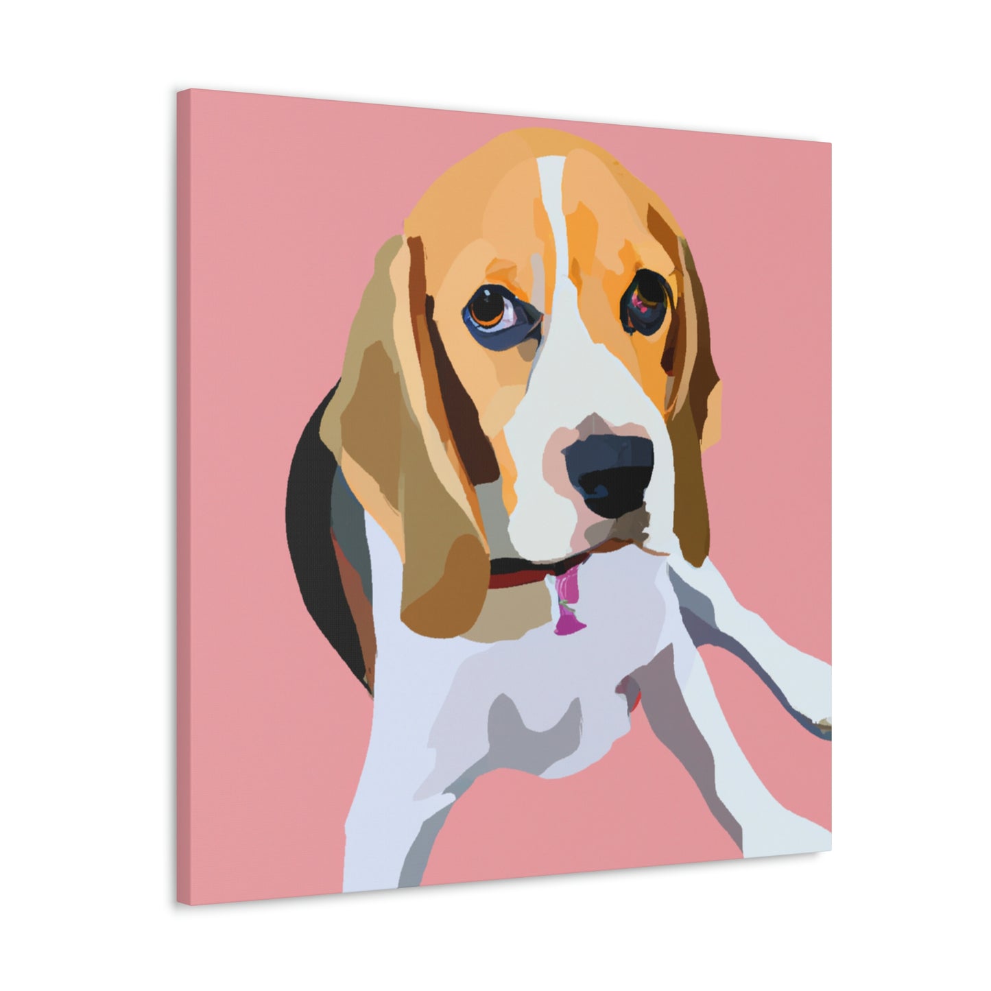 "Regal Beagle Minimalism" - Canvas