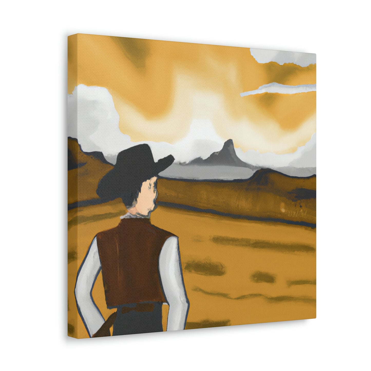 Rancher in Reflection - Canvas