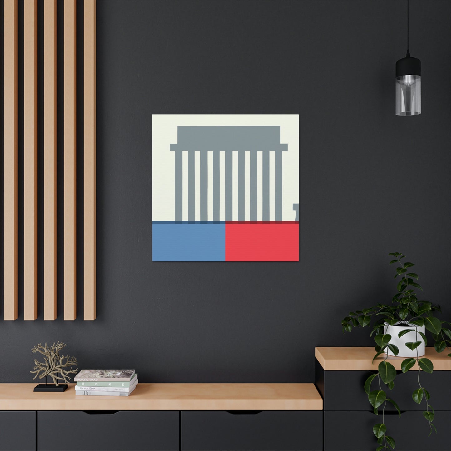 Lincoln Memorial Simplicity - Canvas