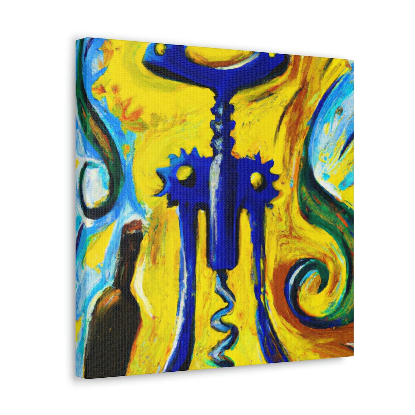 "The Corkscrew's Winding Dance" - Canvas