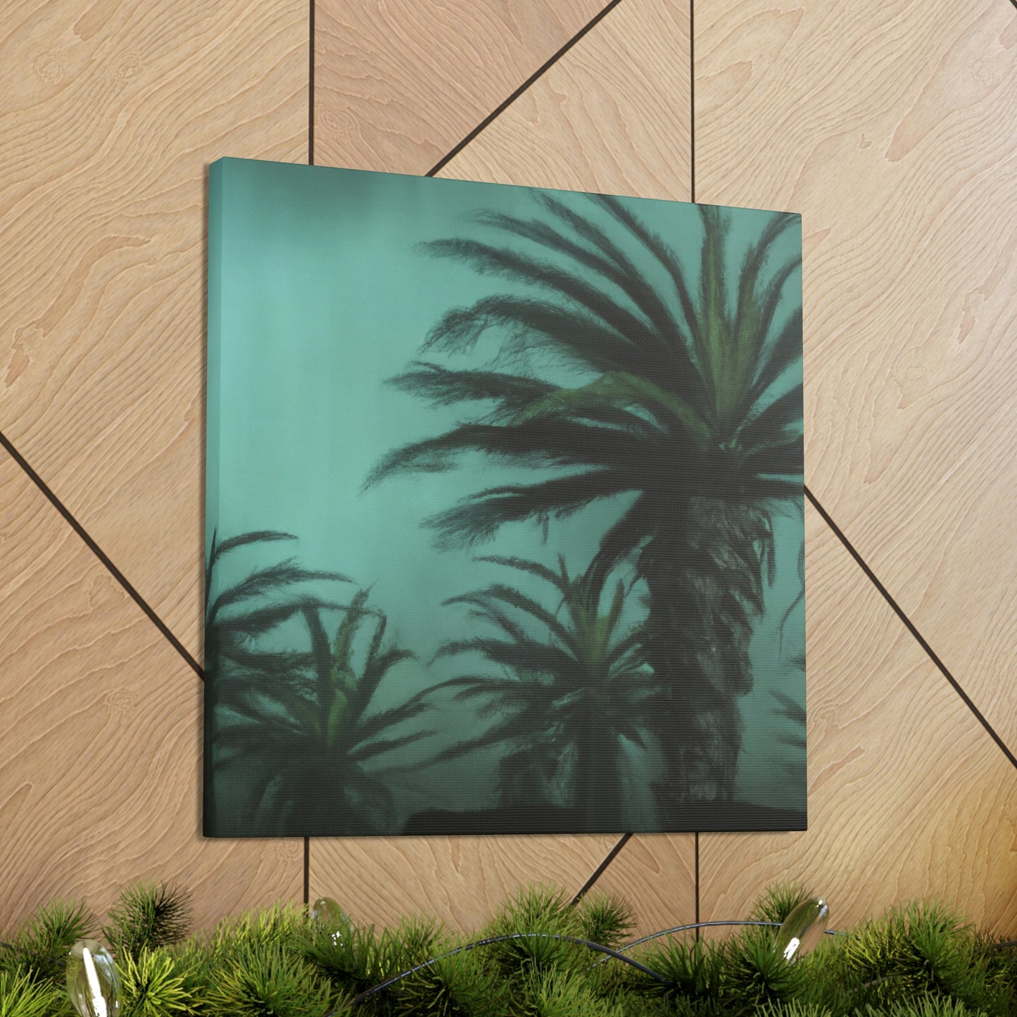 "Abstracted Palm Reflection" - Canvas