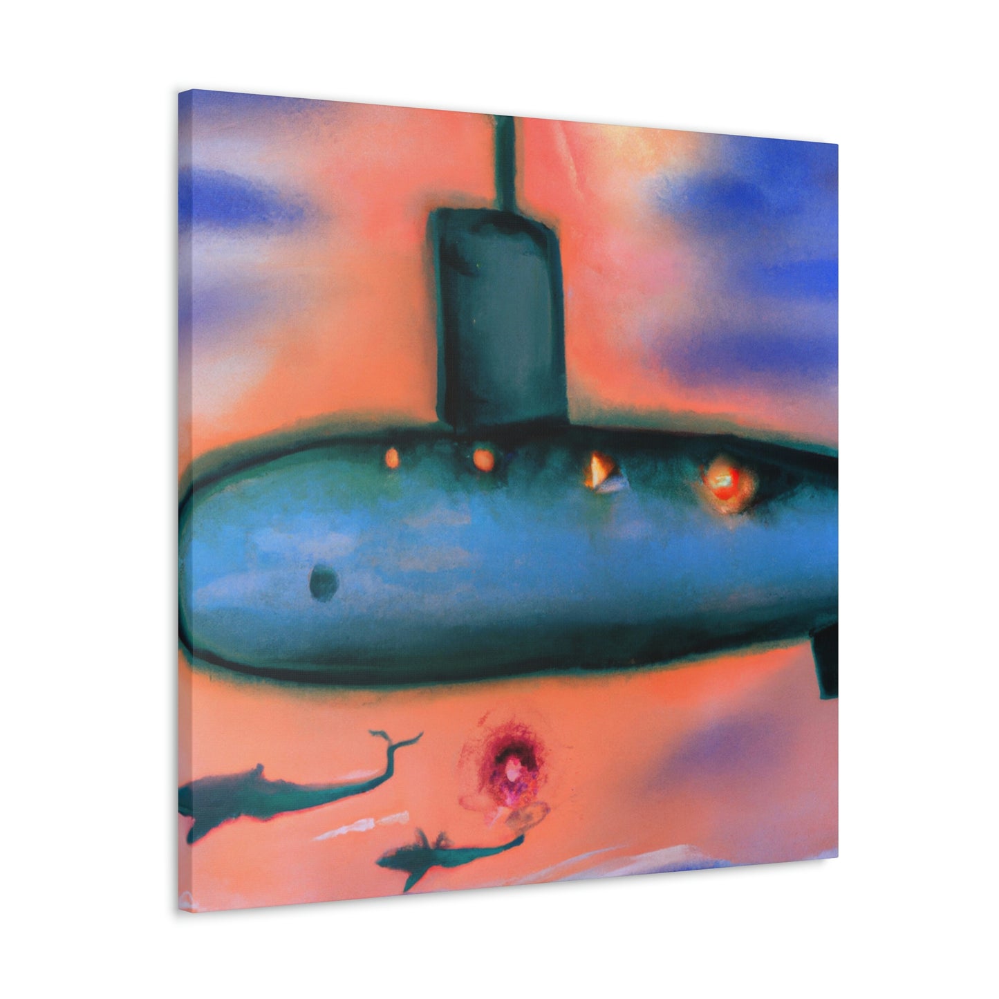 "Submarine in Expressionism" - Canvas