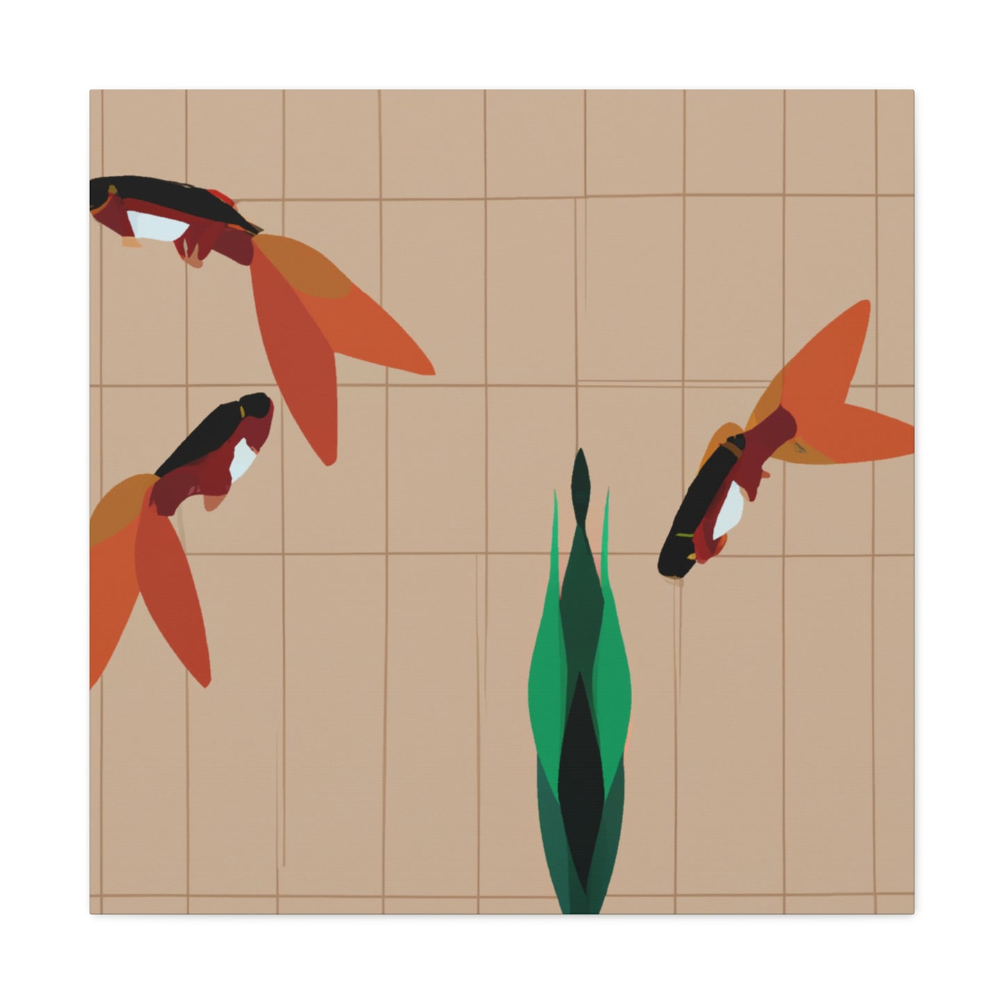 Swordtail's Minimalism - Canvas