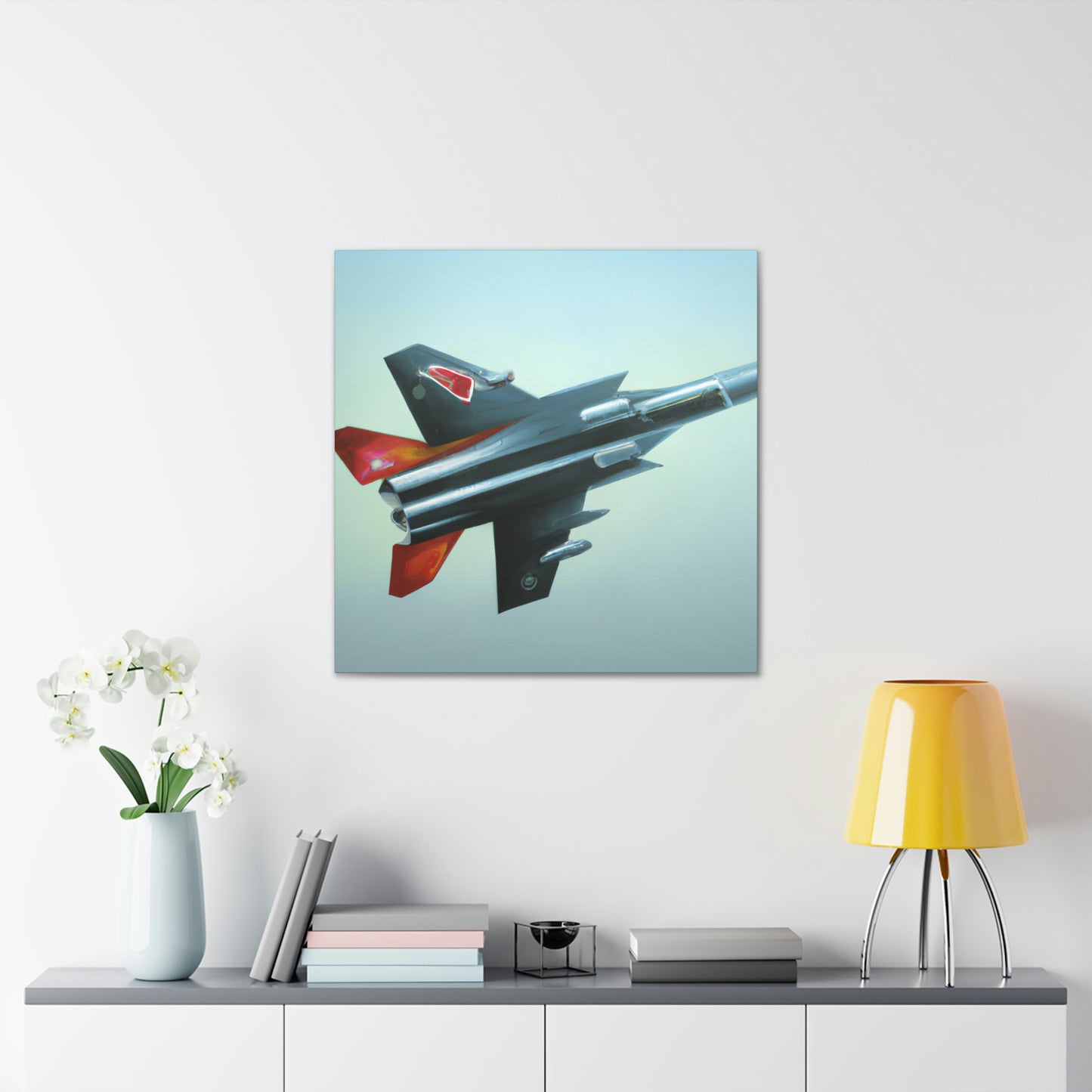 Aircraft In Flight. - Canvas