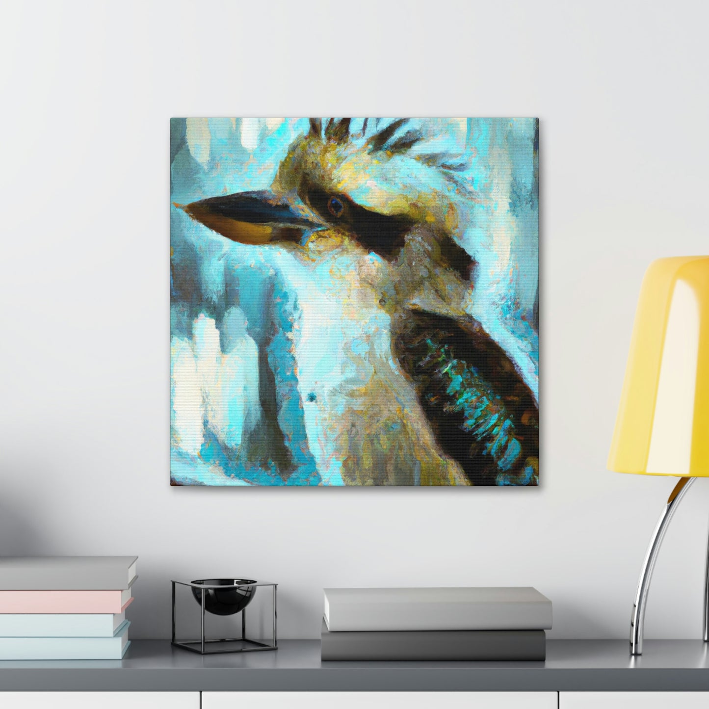 Kookaburra in Flight - Canvas