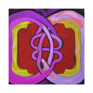 Two Hearts Interlocked - Canvas