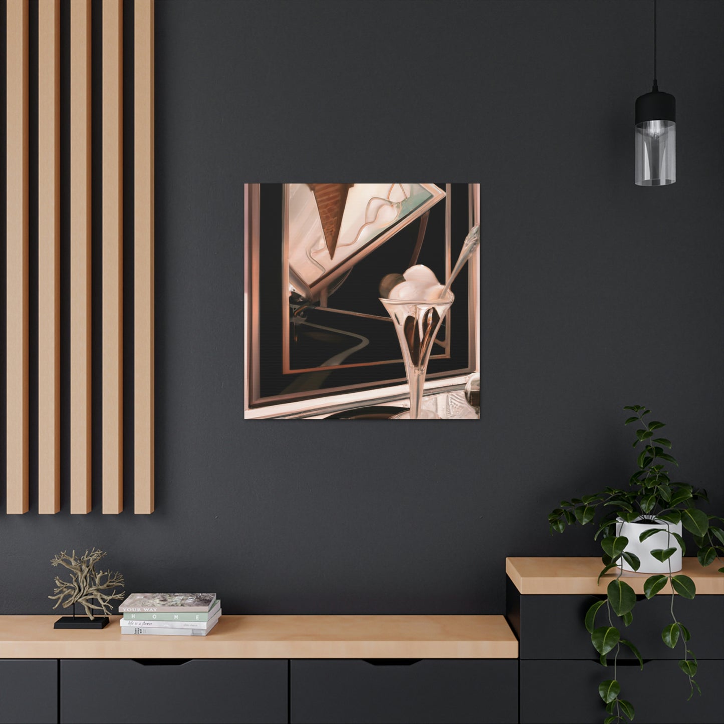 "Ice Cream Delight Deco." - Canvas