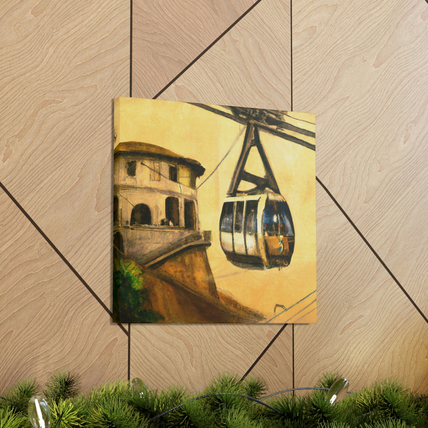 Steampunk Cable Car Dream - Canvas