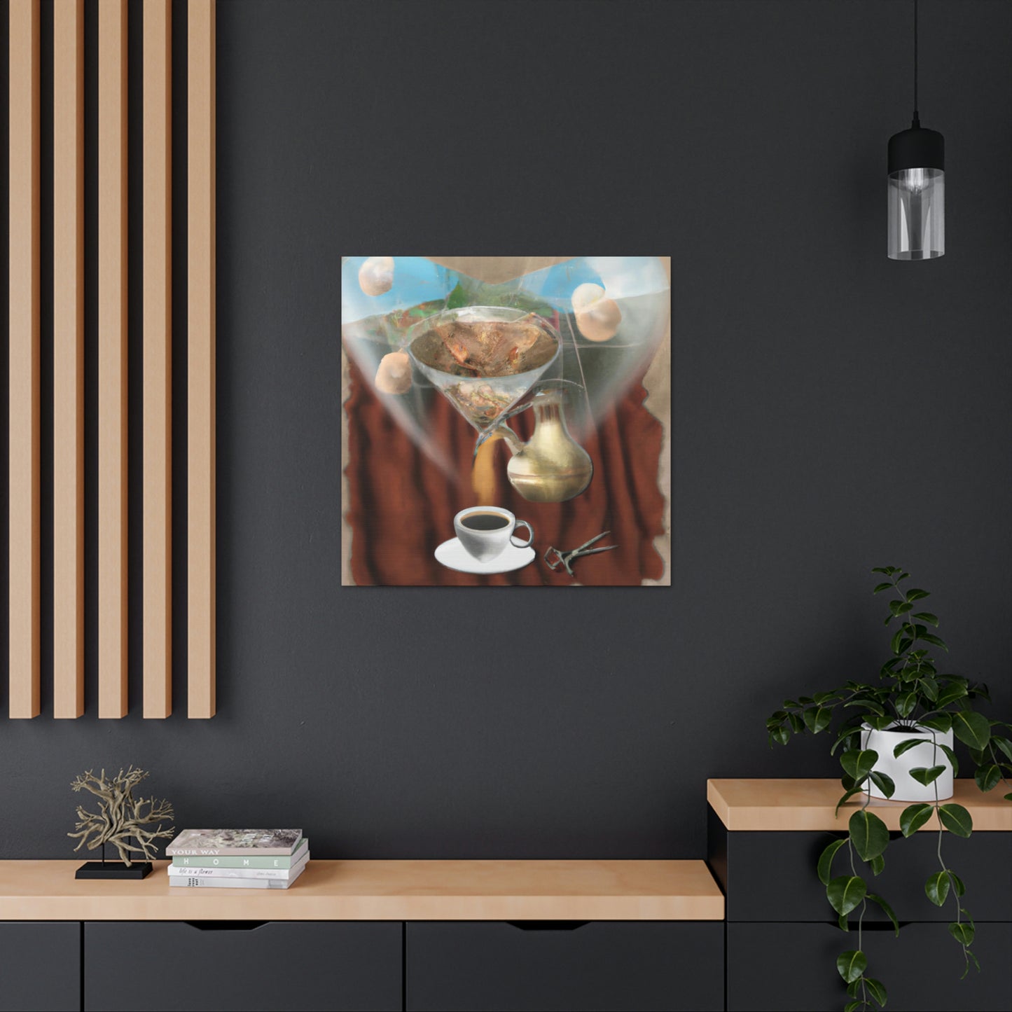 Coffee Wonder Surreal - Canvas