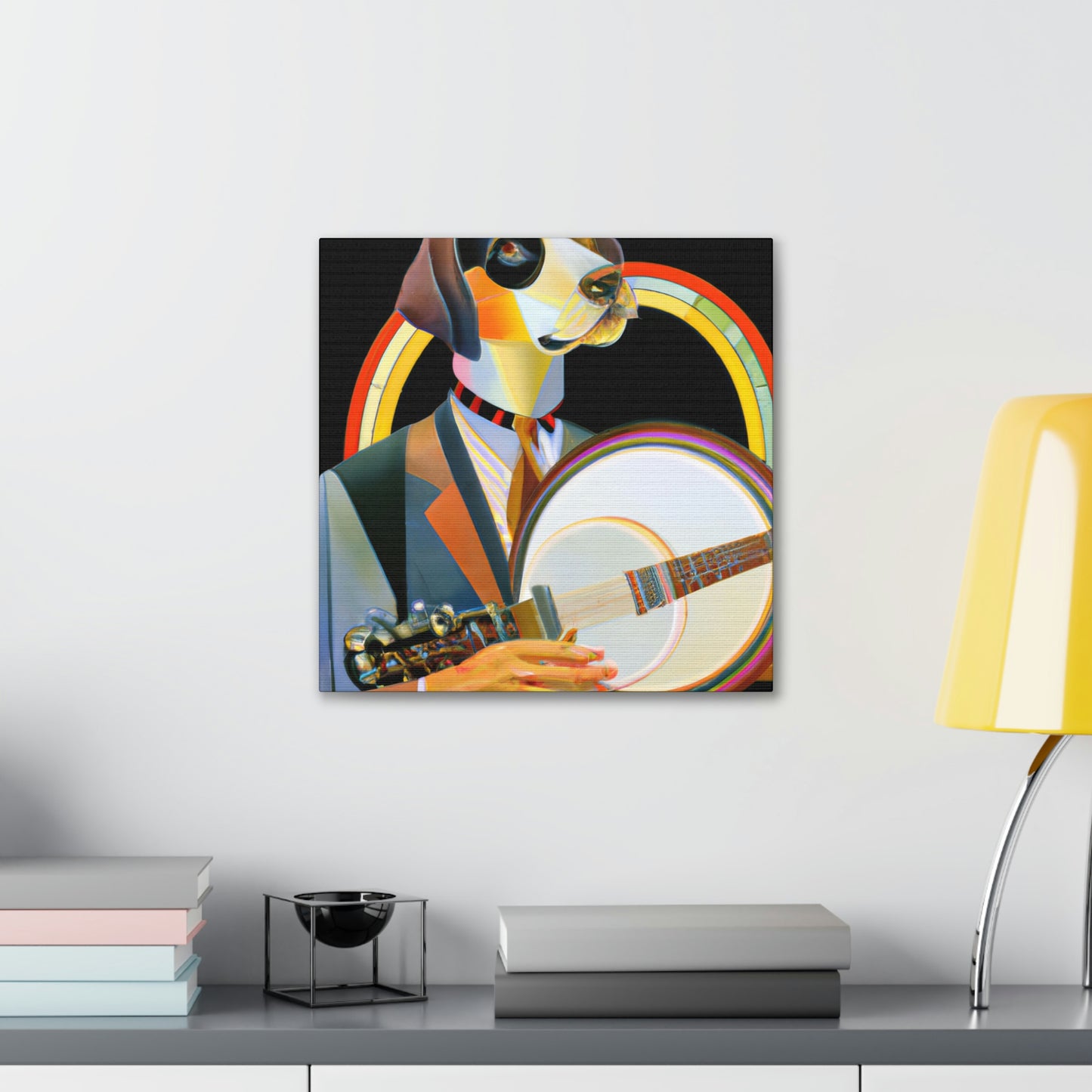 "Banjo Strumming Sunshine" - Canvas