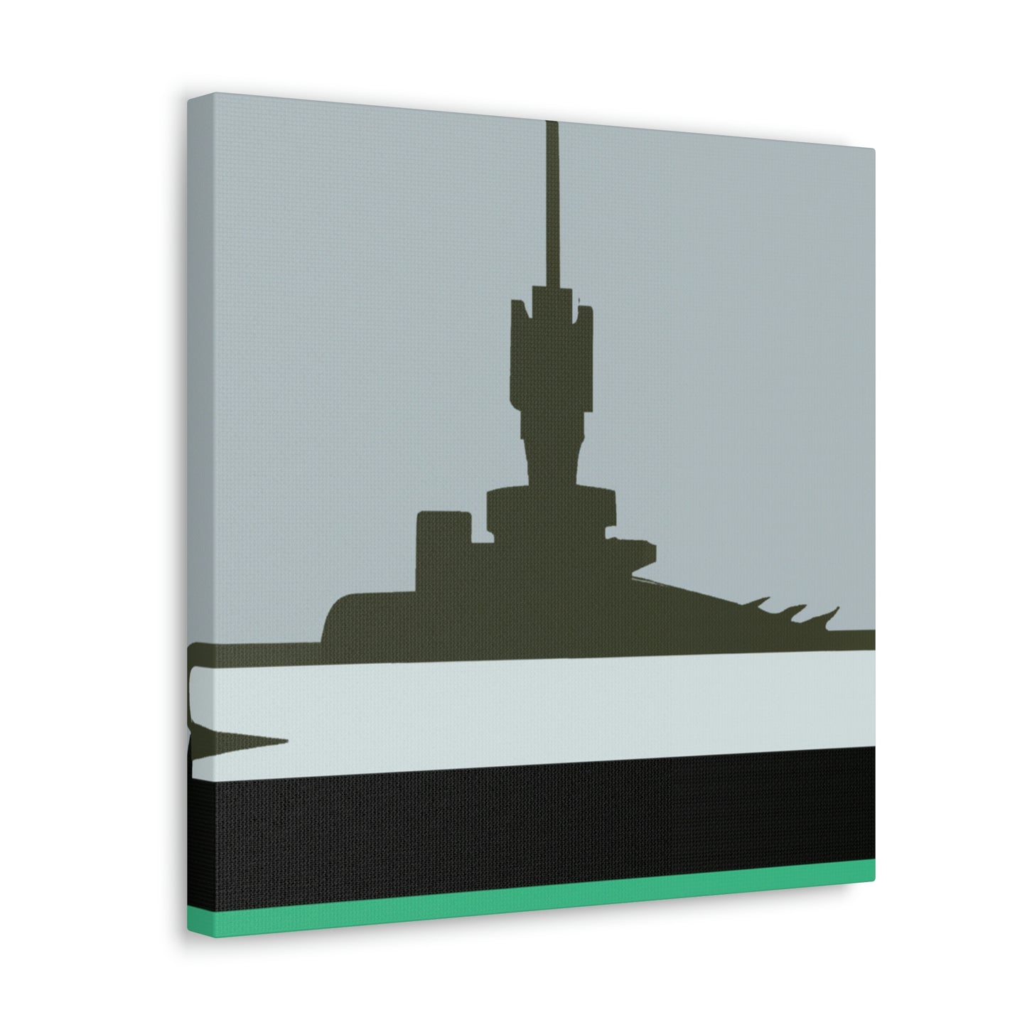 "Battleship Minimalism" - Canvas