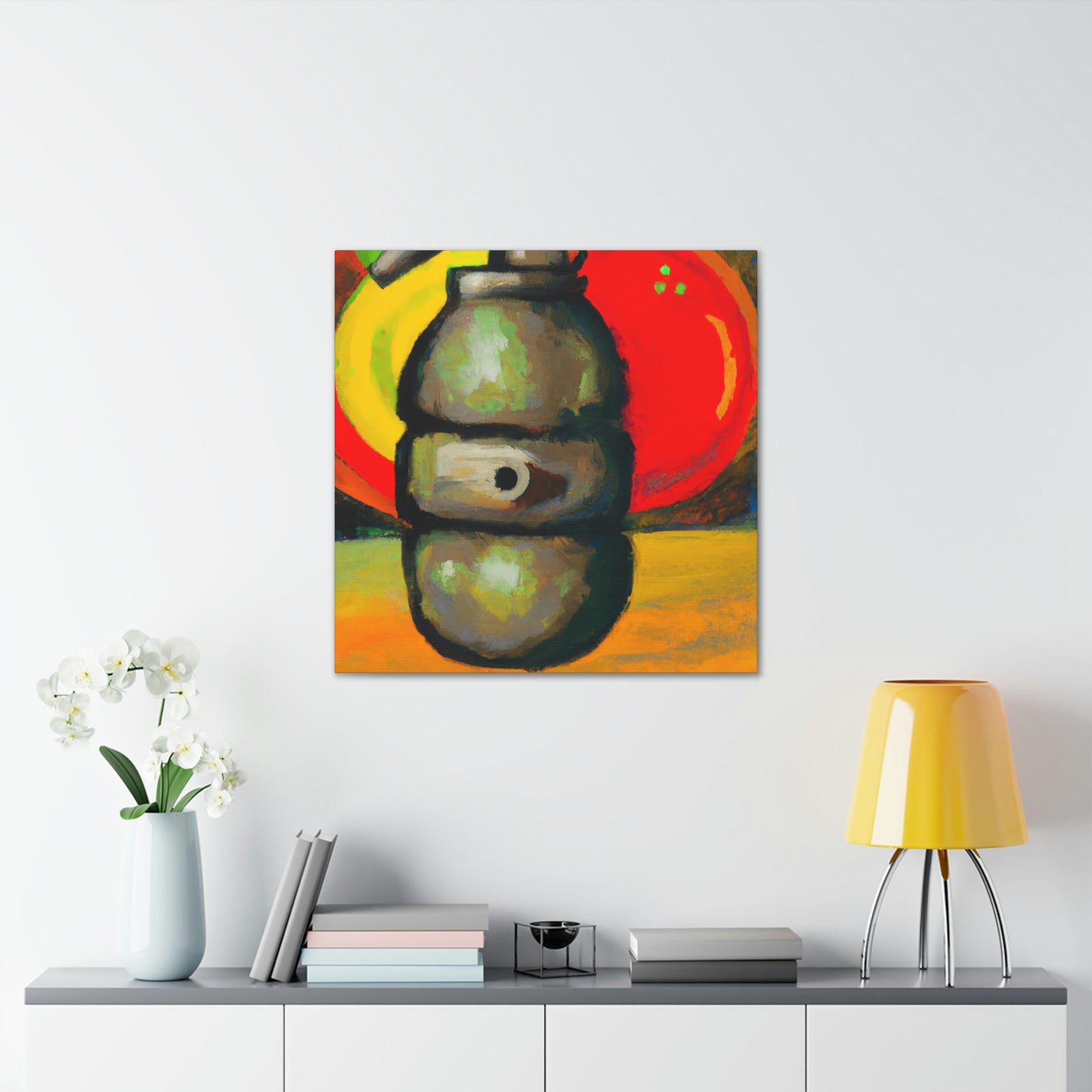 "Explosive Colorful Bomb" - Canvas