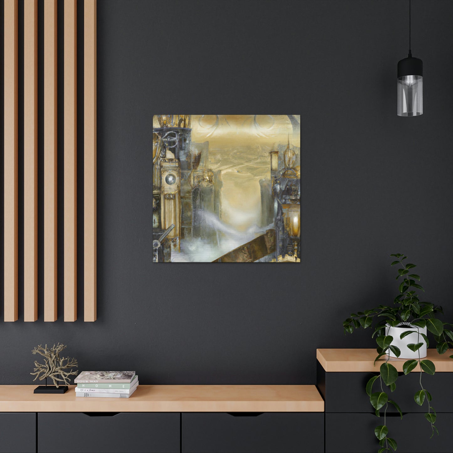 "Deco's Steampunk Dream" - Canvas