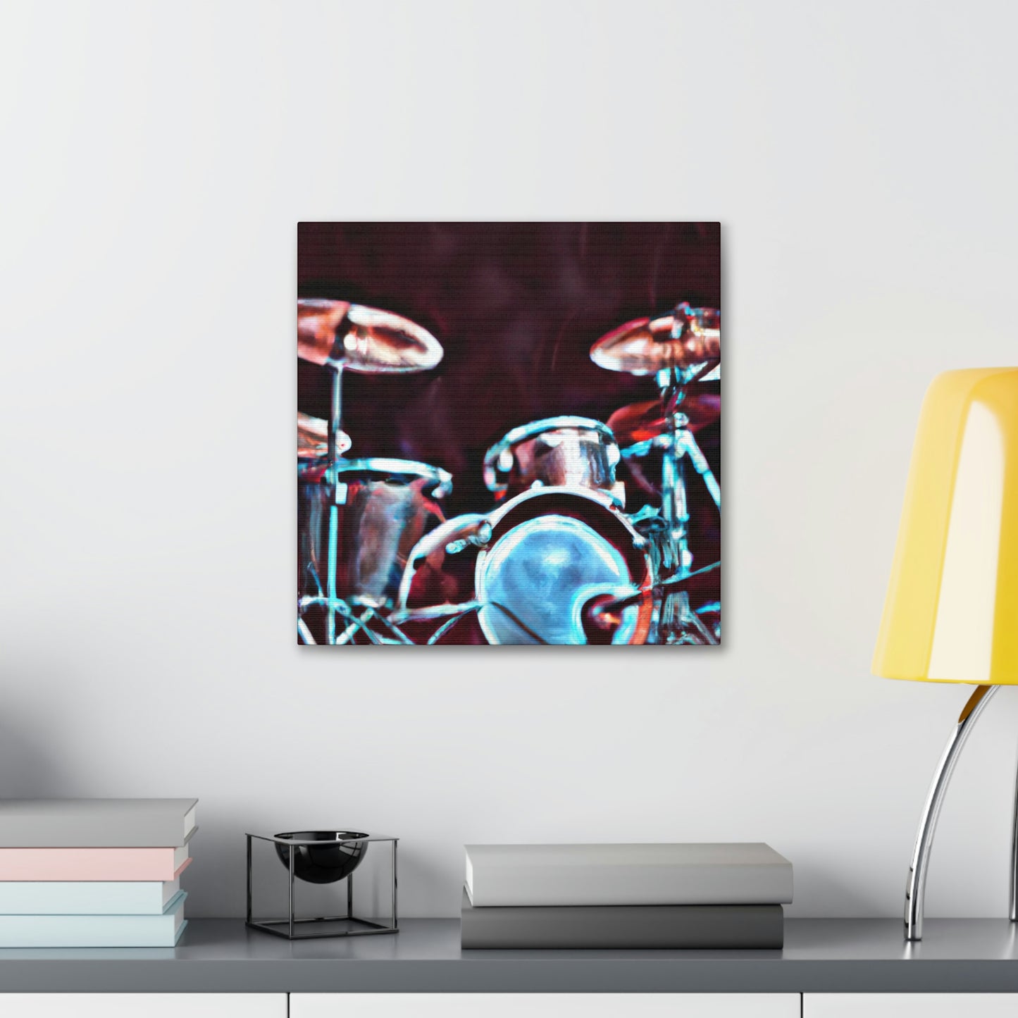 "Rock the Drum Set" - Canvas