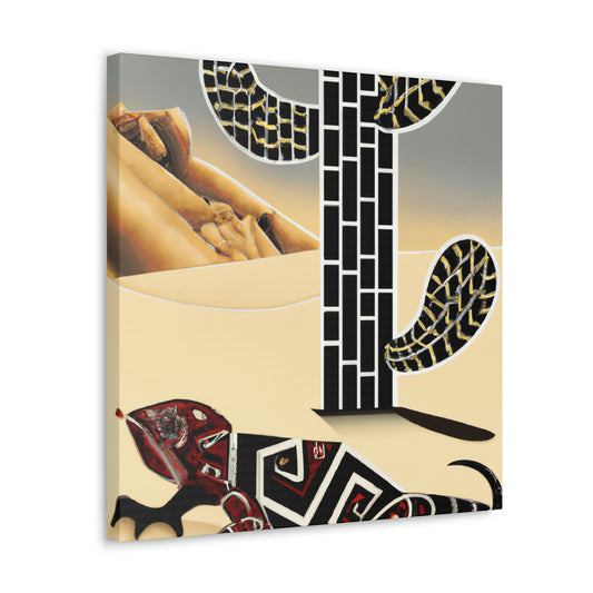 "Gila Monster Glittering Dream" - Canvas