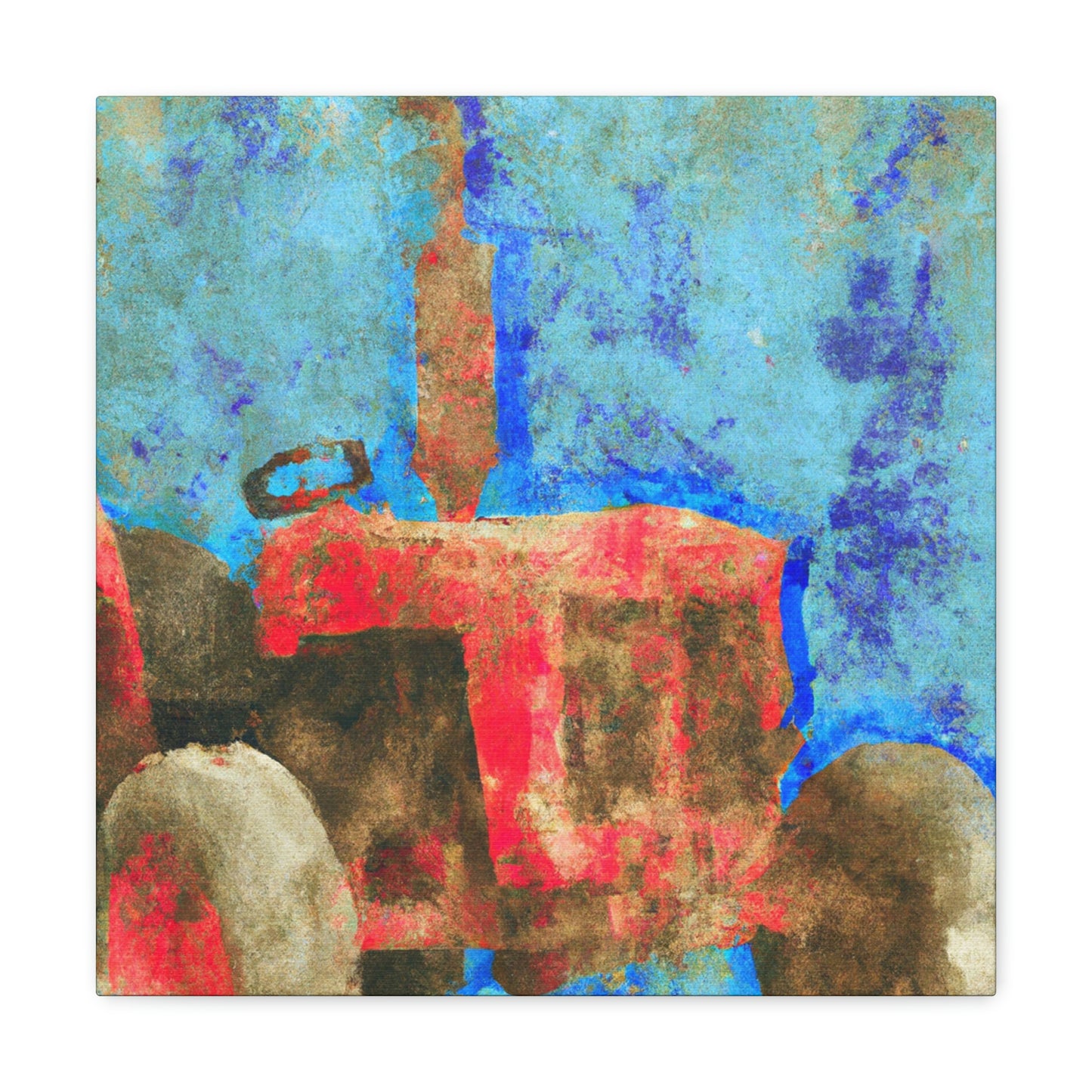 "Tractor in Simplicity" - Canvas