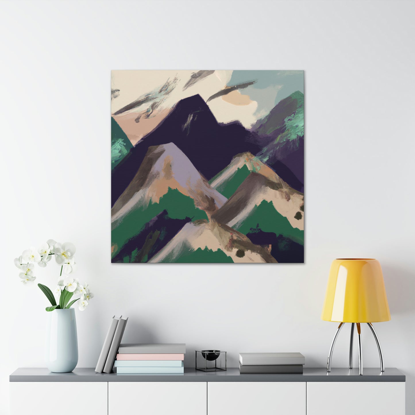 Mountain Memory Landscape - Canvas