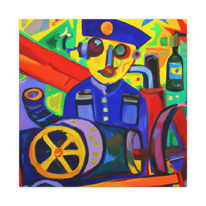 Mechanic in Flamboyance - Canvas