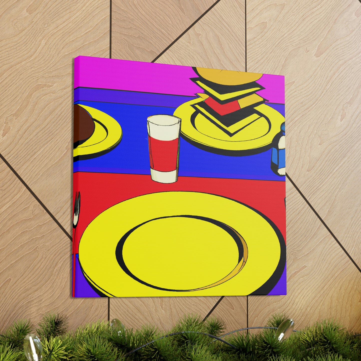 Dining in Pop Art - Canvas