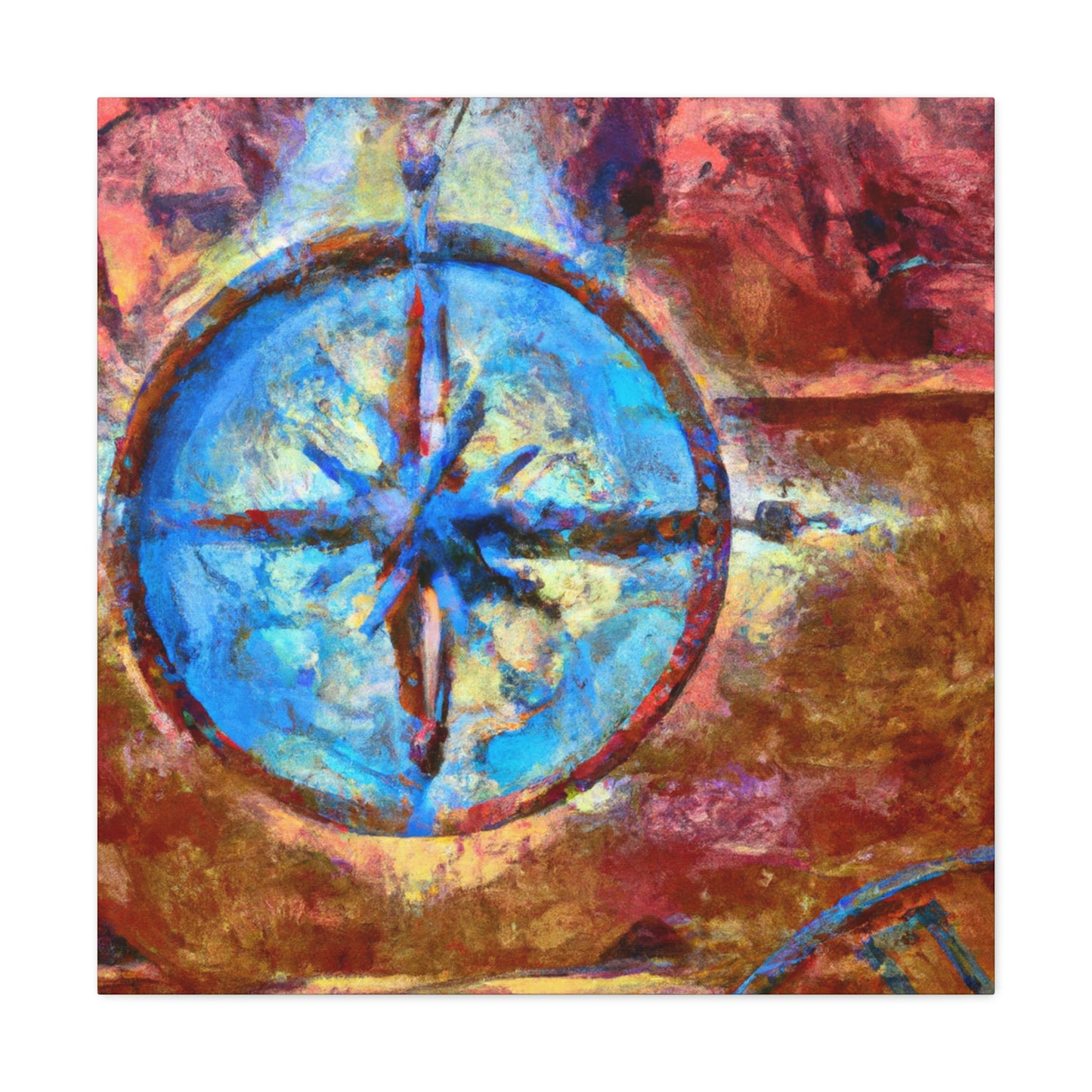 "Compass of Direction" - Canvas