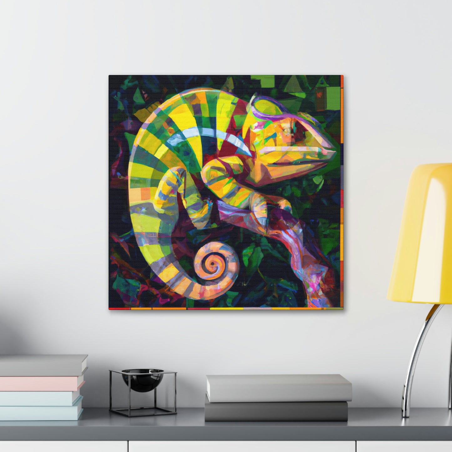 Veiled Chameleon Prism - Canvas