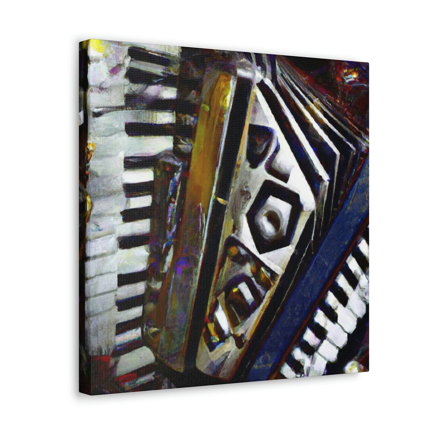 Accordion in Abstraction - Canvas