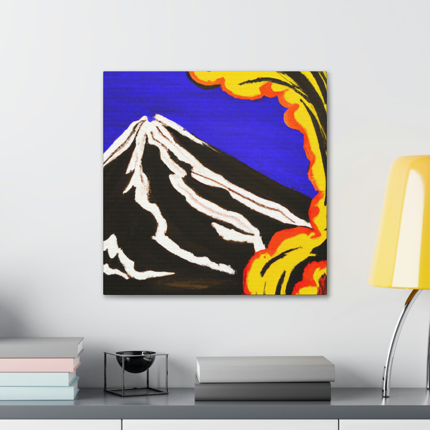 "Volcano On Fire!" - Canvas