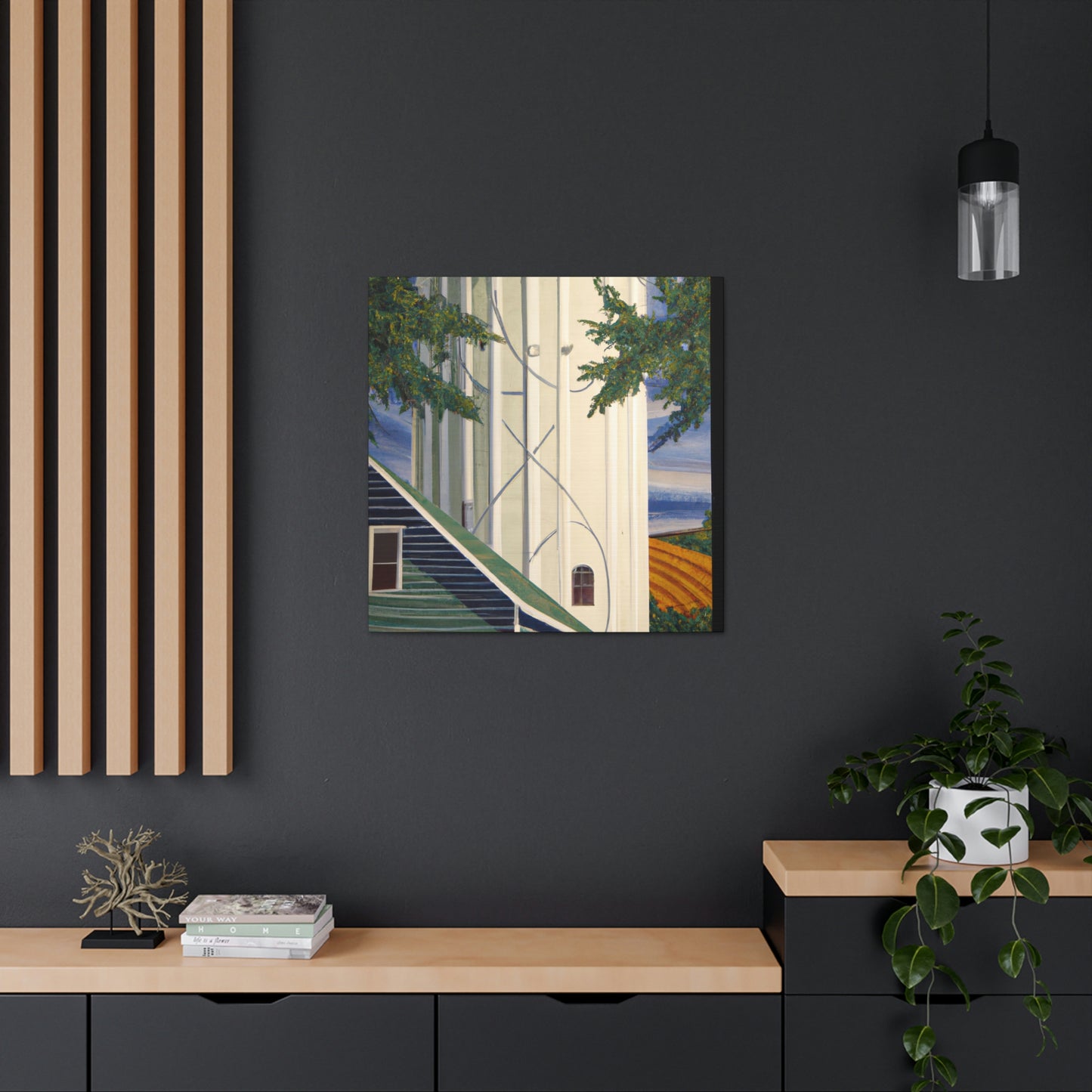 "Silo's Rustic Beauty" - Canvas