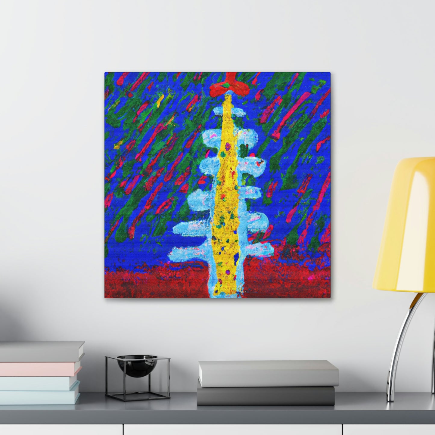 Christmas Tree Reflection - Canvas