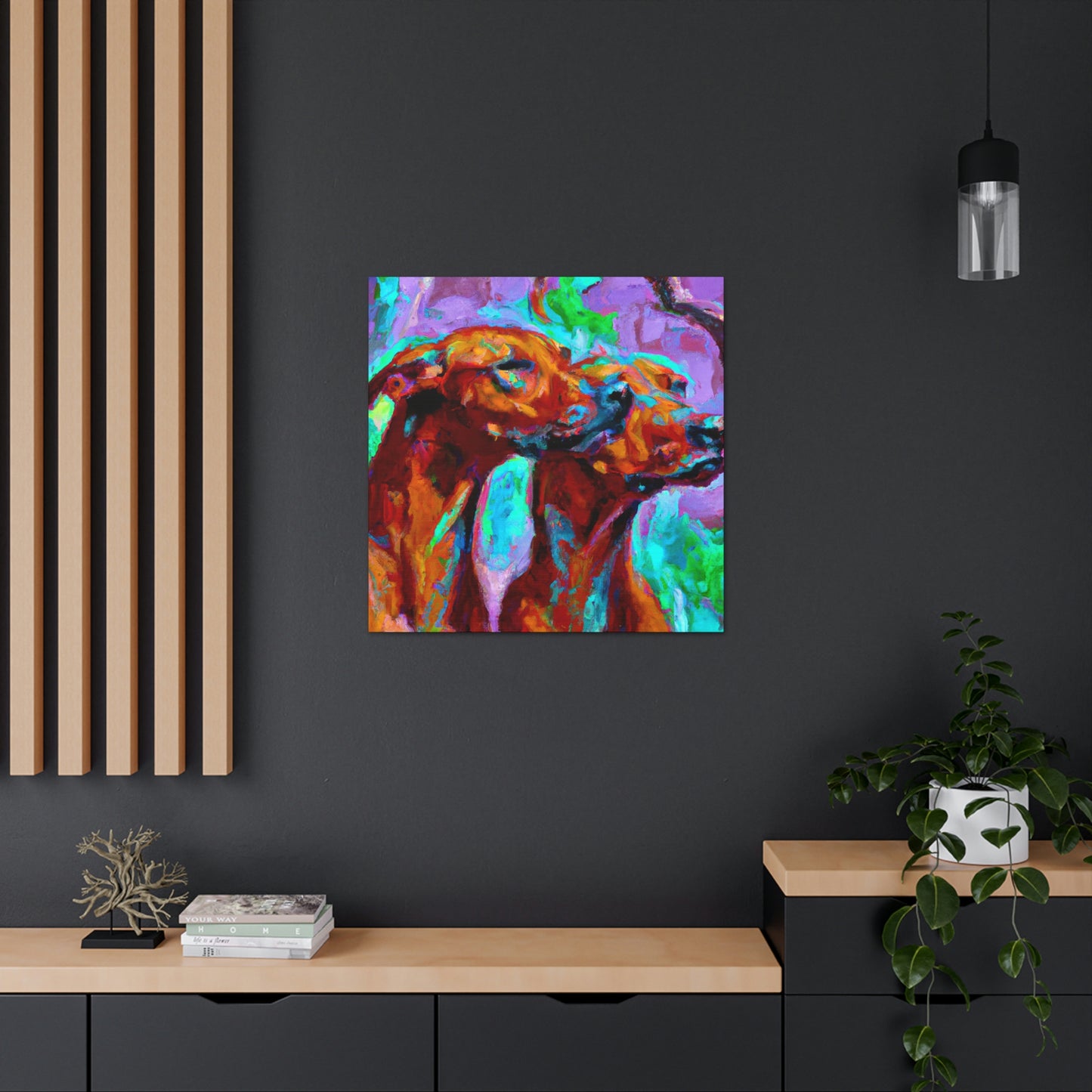 Rhodesian Ridgeback Reflection - Canvas