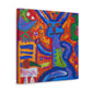 "Rabbit in Fauvism" - Canvas