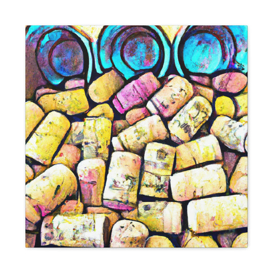 "Corks in a Bottle" - Canvas