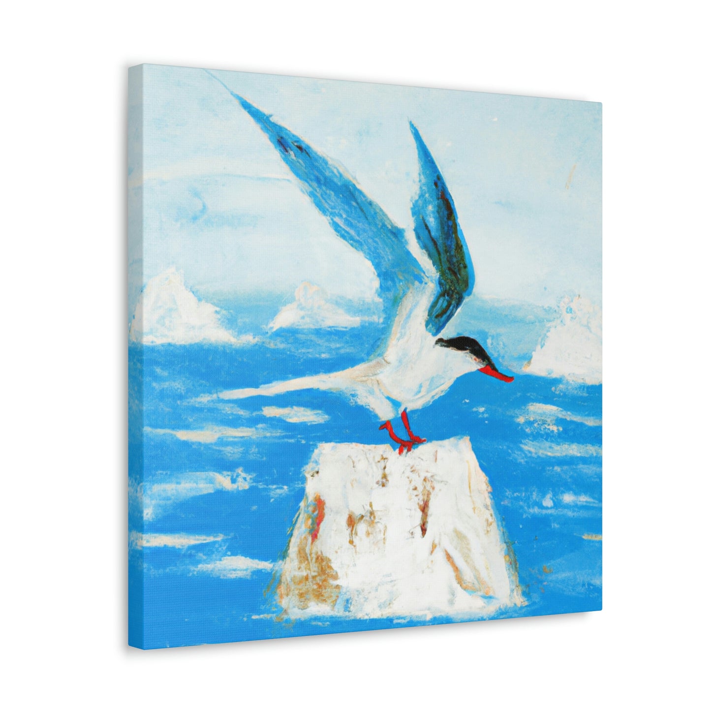 Terns in Serene Flight - Canvas